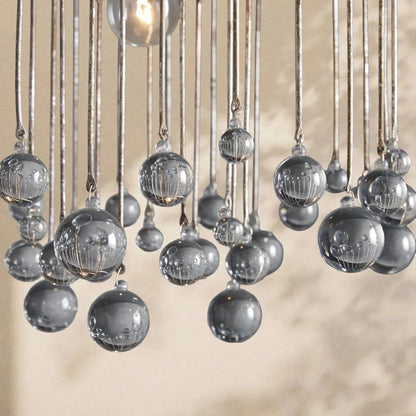 Aubrey Modern Crystal Ball Pendant Lamp - Zelno Lighting