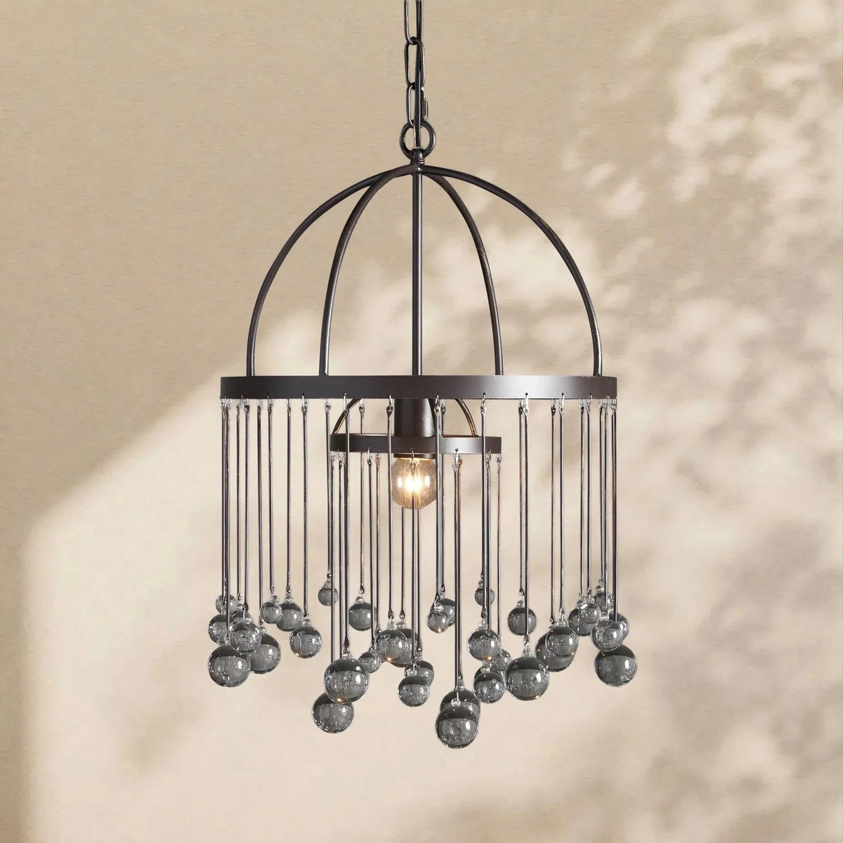 Aubrey Modern Crystal Ball Pendant Lamp - Zelno Lighting