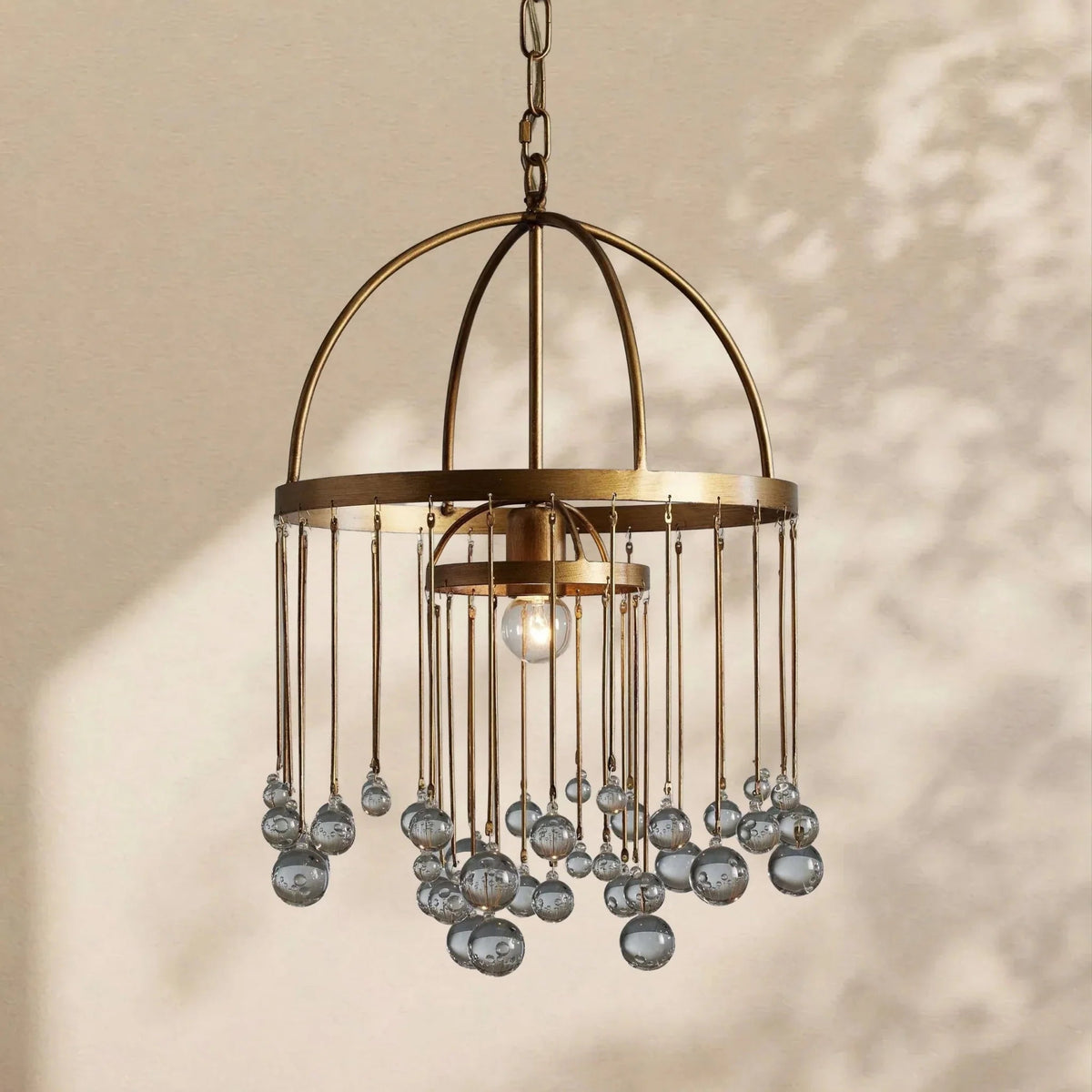 Aubrey Modern Crystal Ball Pendant Lamp - Zelno Lighting