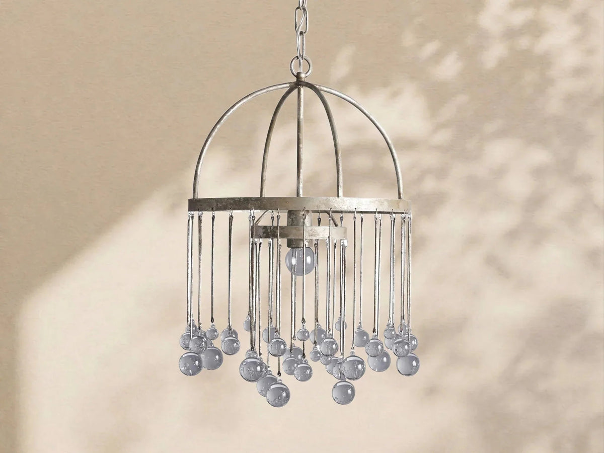 Aubrey Modern Crystal Ball Pendant Lamp - Zelno Lighting