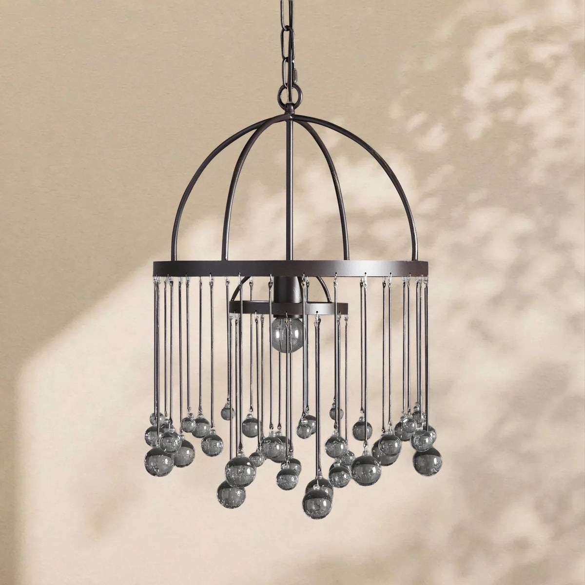 Aubrey Modern Crystal Ball Pendant Lamp - Zelno Lighting