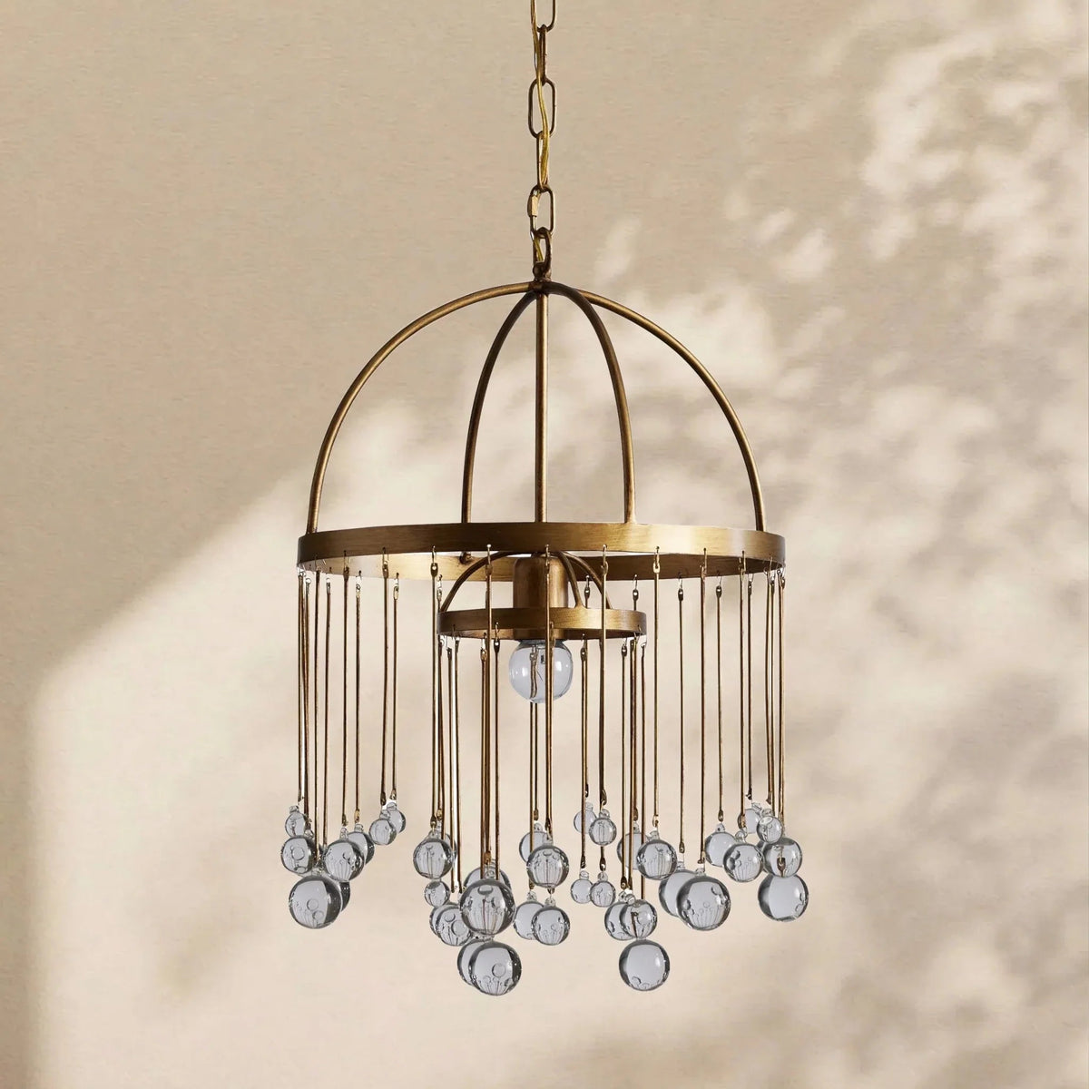 Aubrey Modern Crystal Ball Pendant Lamp - Zelno Lighting