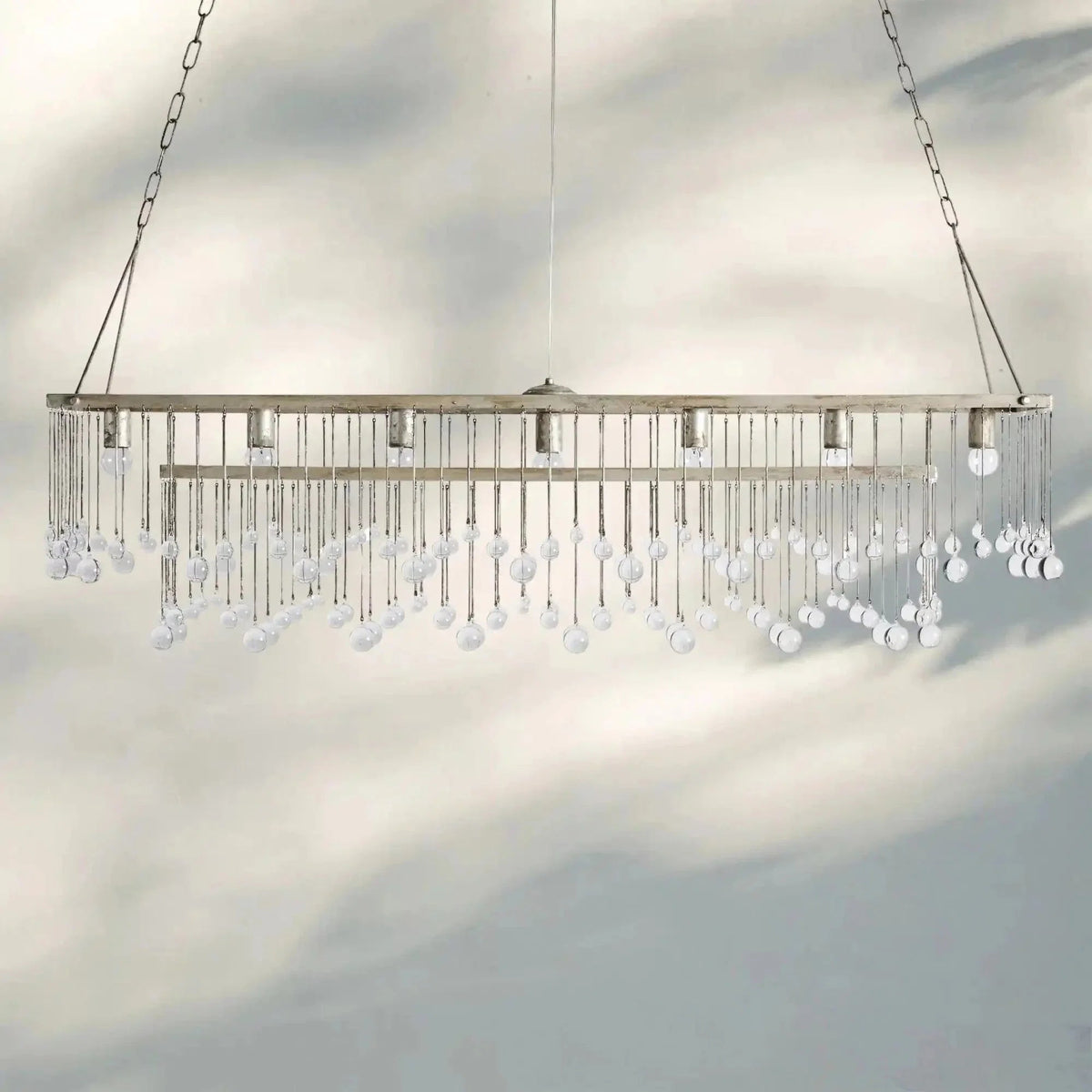 Aubrey Rectangular Chandelier 47''60'' - Zelno Lighting