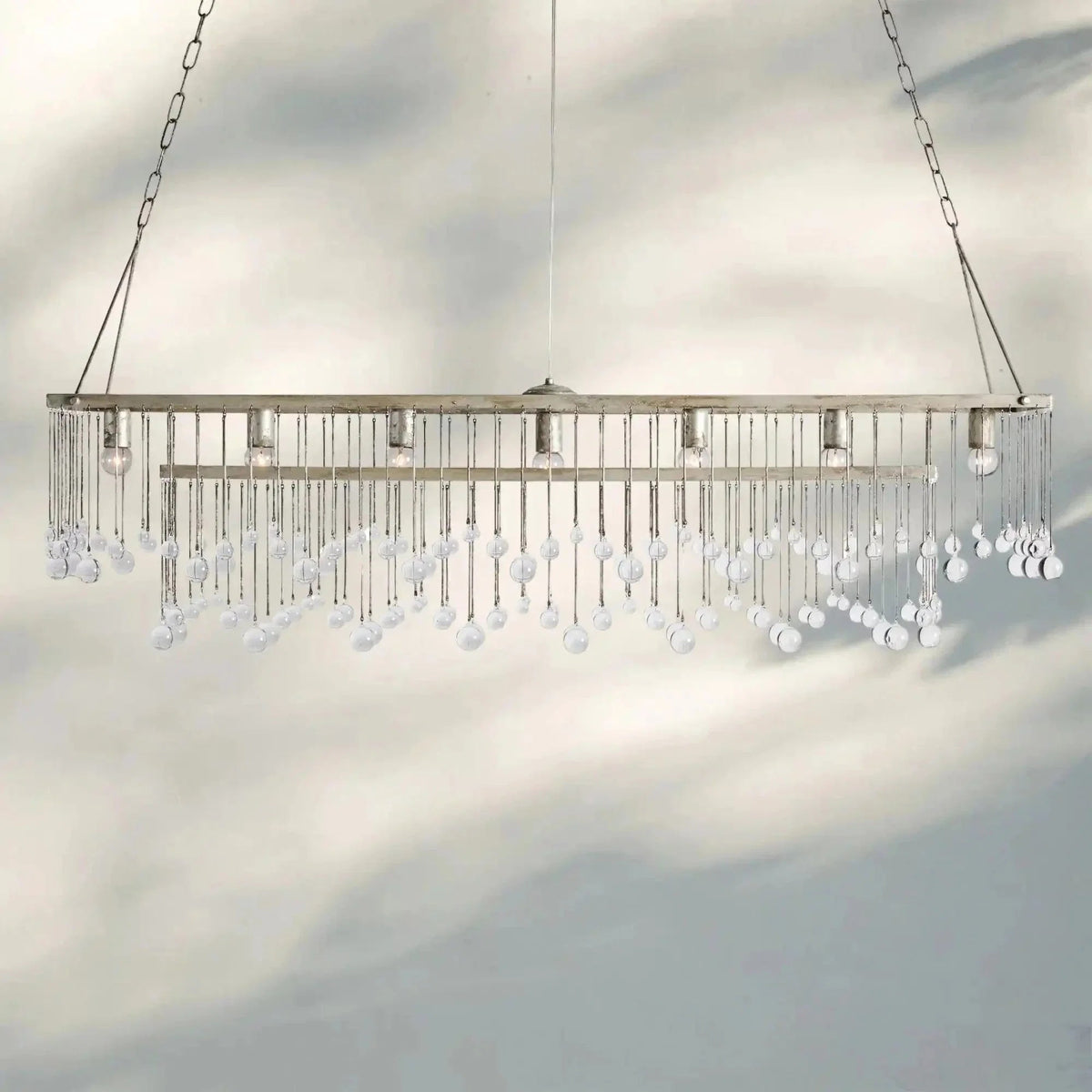 Aubrey Rectangular Chandelier 47''60'' - Zelno Lighting