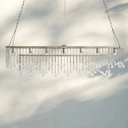 Aubrey Rectangular Chandelier 47''60'' - Zelno Lighting