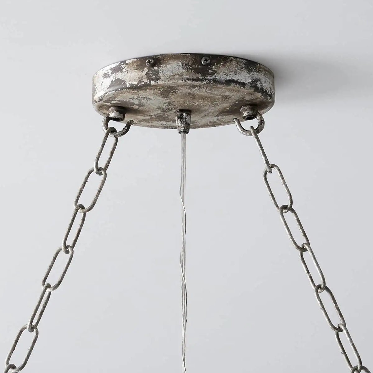 Aubrey Rectangular Chandelier in Silver - Zelno