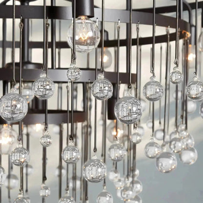 Aubrey Round Chandelier - Zelno Lighting