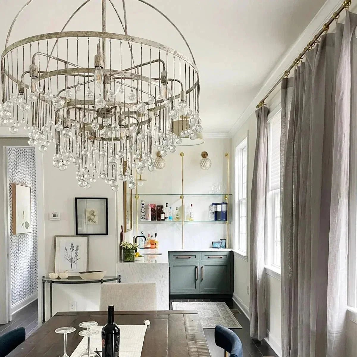 Aubrey Round Chandelier - Zelno Lighting