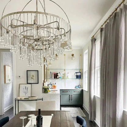 Aubrey Round Chandelier - Zelno Lighting