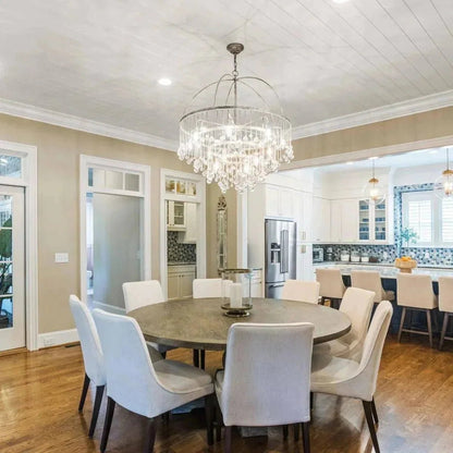 Aubrey Round Chandelier - Zelno Lighting