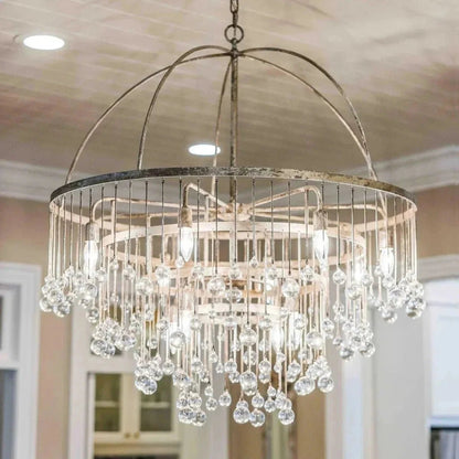 Aubrey Round Chandelier - Zelno Lighting