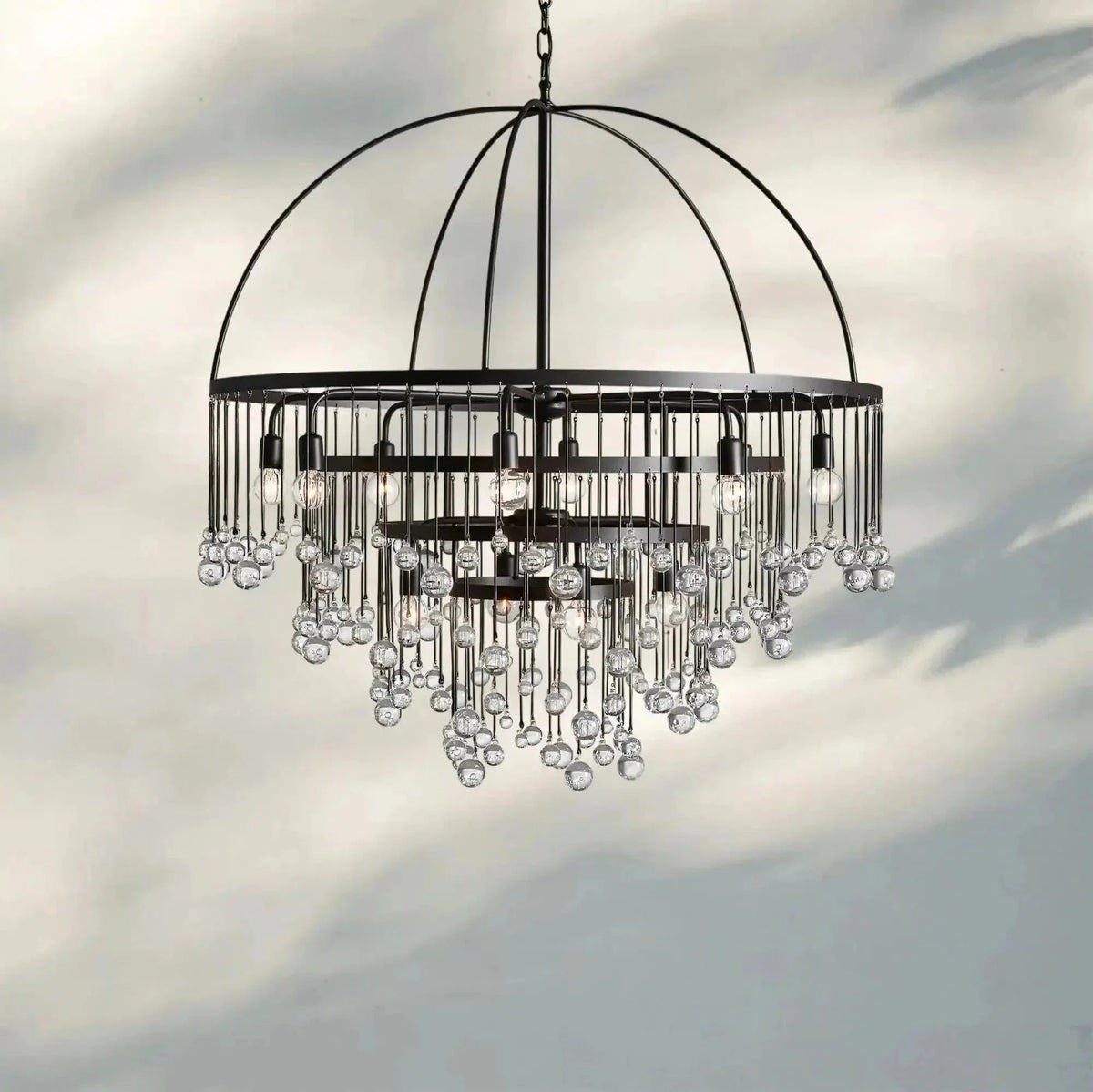 Aubrey Round Chandelier - Zelno Lighting