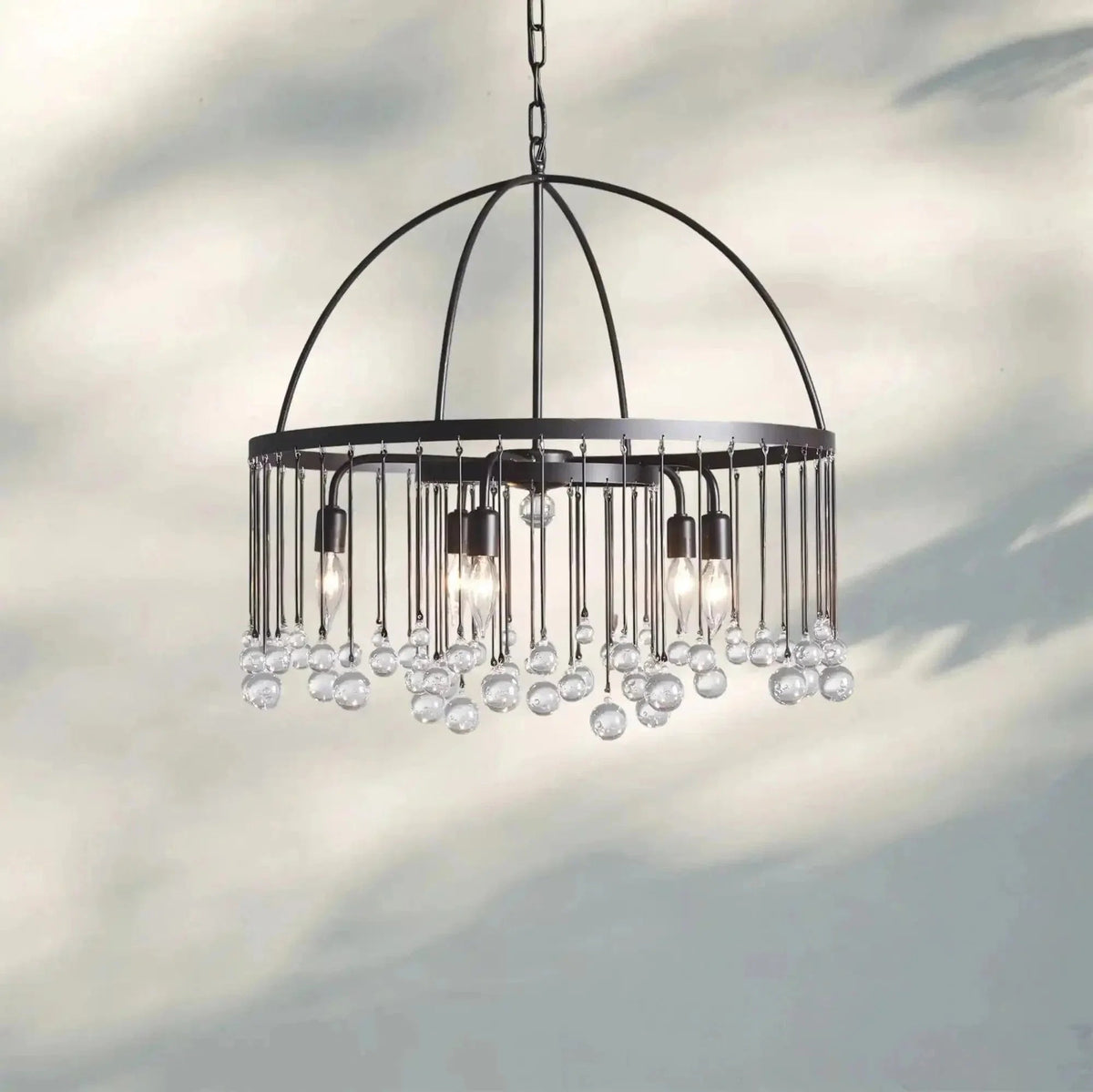 Aubrey Round Chandelier - Zelno Lighting