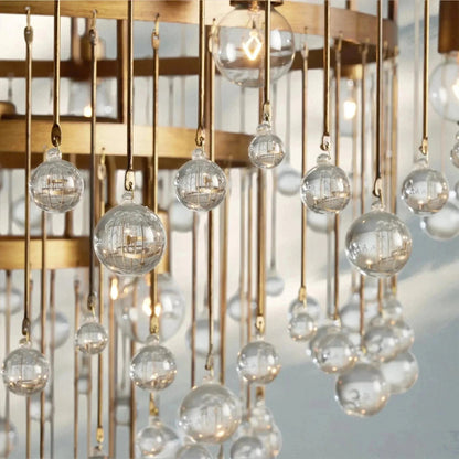 Aubrey Round Chandelier - Zelno Lighting