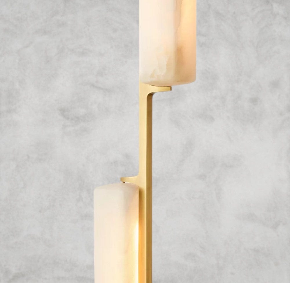 Audaben Alabaster Linear Chandelier 54" - zelnolighting
