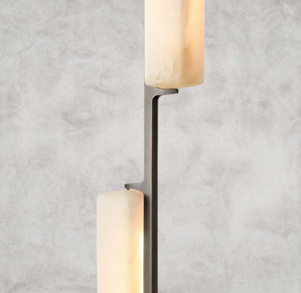 Audaben Alabaster Linear Chandelier 54" - zelnolighting