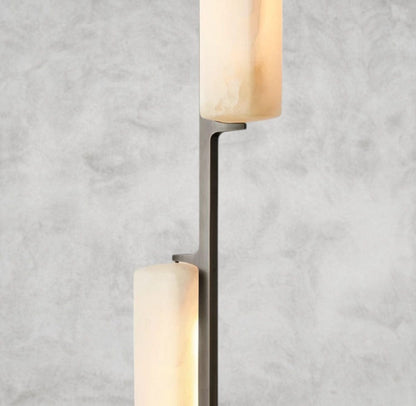 Audaben Alabaster Linear Chandelier 54" - zelnolighting