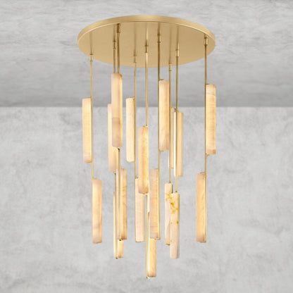 Audaben Alabaster Round Chandelier 24", 40", 56" - Zelno