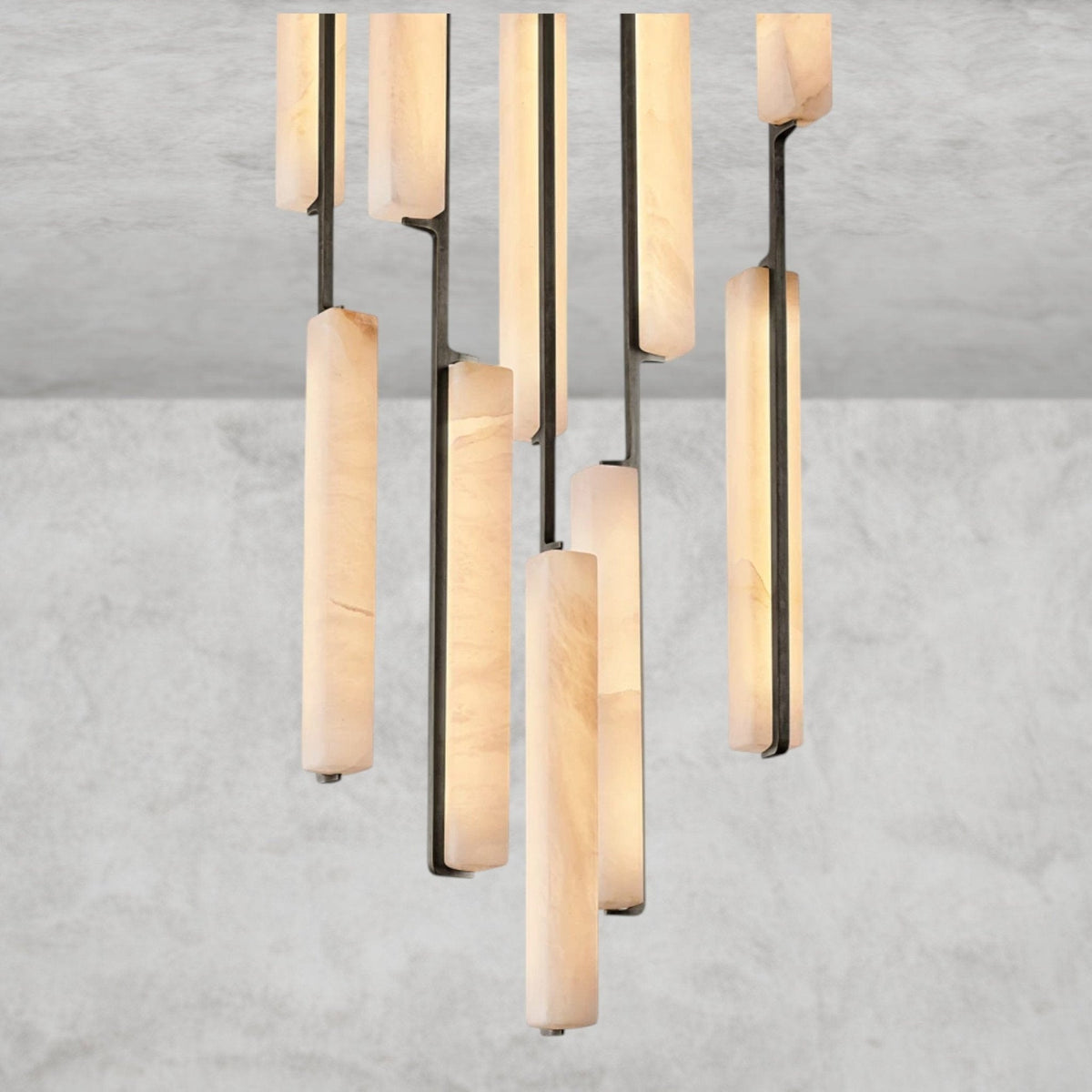 Audaben Alabaster Round Chandelier 24", 40", 56" - Zelno