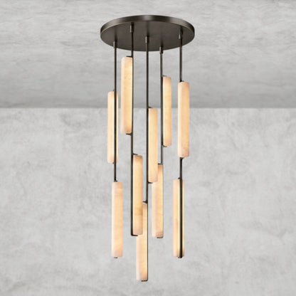 Audaben Alabaster Round Chandelier 24", 40", 56" - Zelno