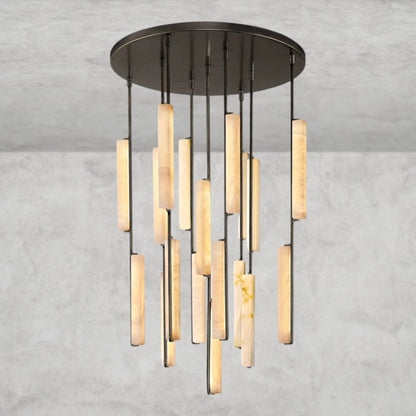 Audaben Alabaster Round Chandelier 24", 40", 56" - Zelno