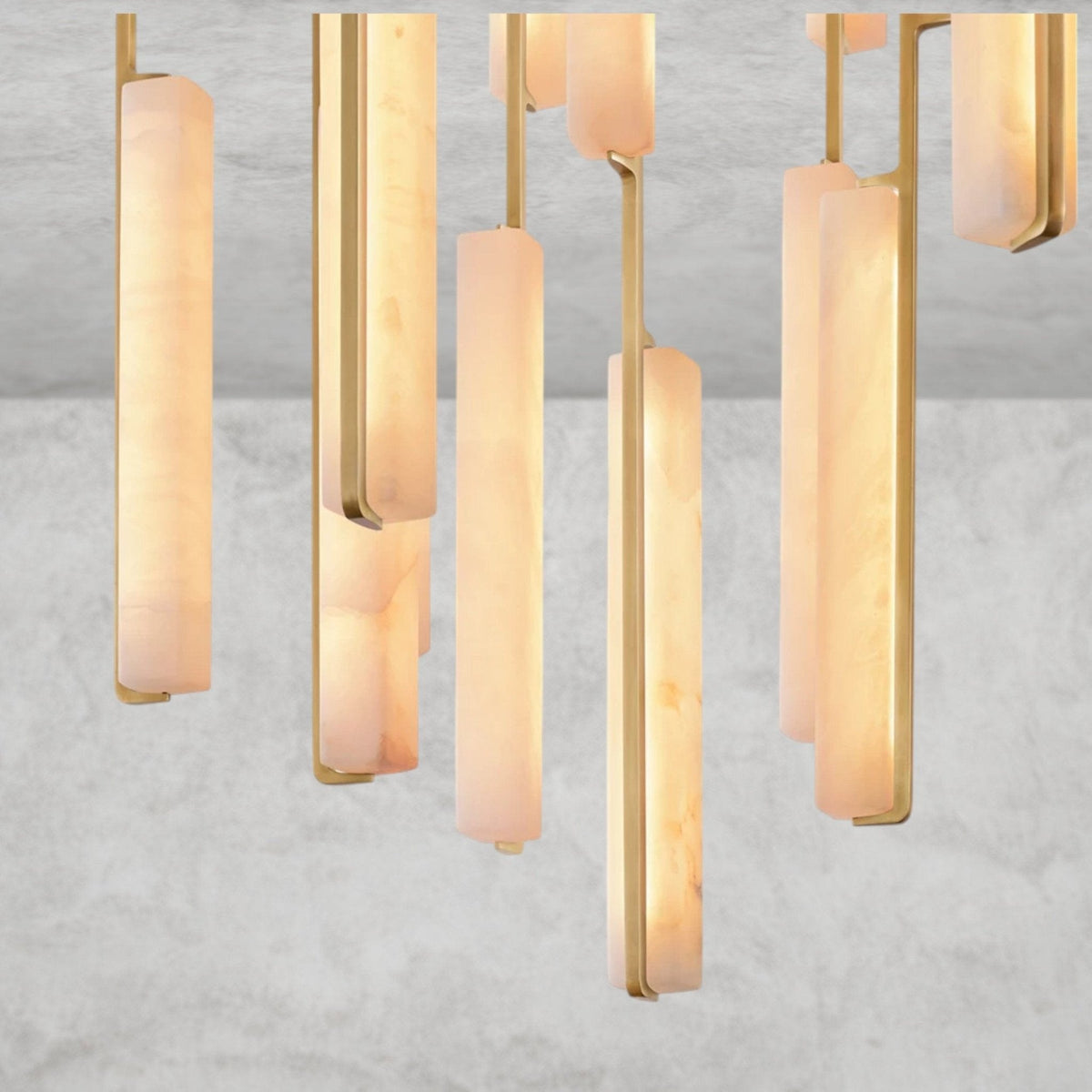 Audaben Alabaster Round Chandelier 24", 40", 56" - Zelno