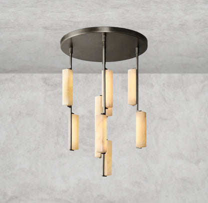 Audaben Alabaster Round Chandelier 24", 40", 56" - Zelno