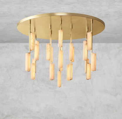Audaben Alabaster Round Chandelier 24", 40", 56" - Zelno