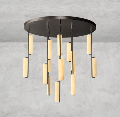 Audaben Alabaster Round Chandelier 24", 40", 56" - Zelno