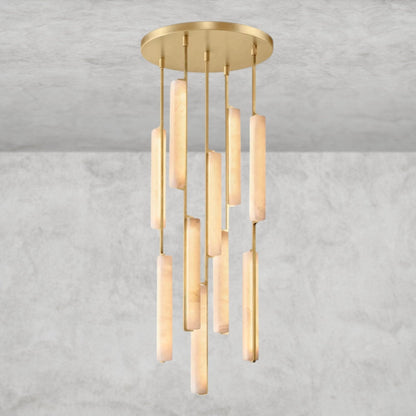 Audaben Alabaster Round Chandelier 24", 40", 56" - Zelno