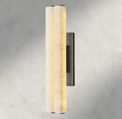 Audubam Alabaster Double Sconce - Zelno