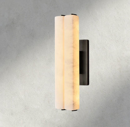 Audubam Alabaster Double Sconce - Zelno