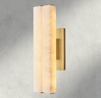 Audubam Alabaster Double Sconce - Zelno