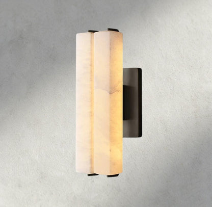 Audubam Alabaster Double Sconce - Zelno