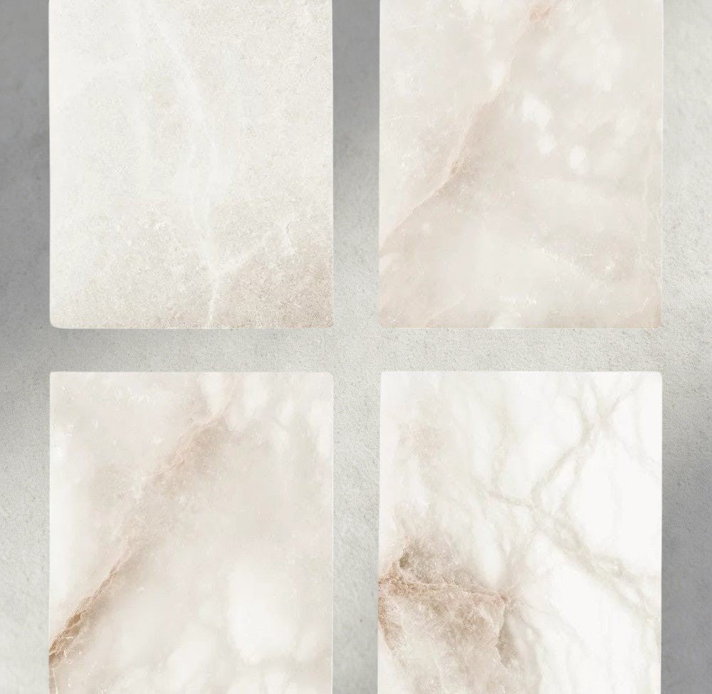 Audubam Alabaster Linear Chandelier 54" - Zelno