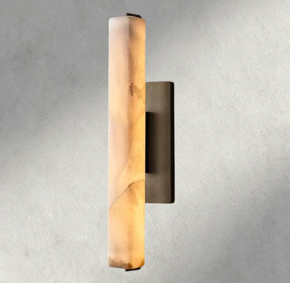 Audubam Alabaster Single Sconce - Zelno