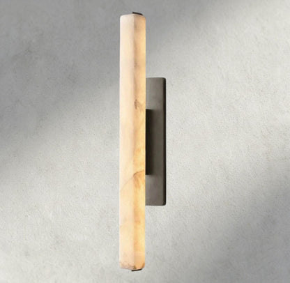 Audubam Alabaster Single Sconce - Zelno