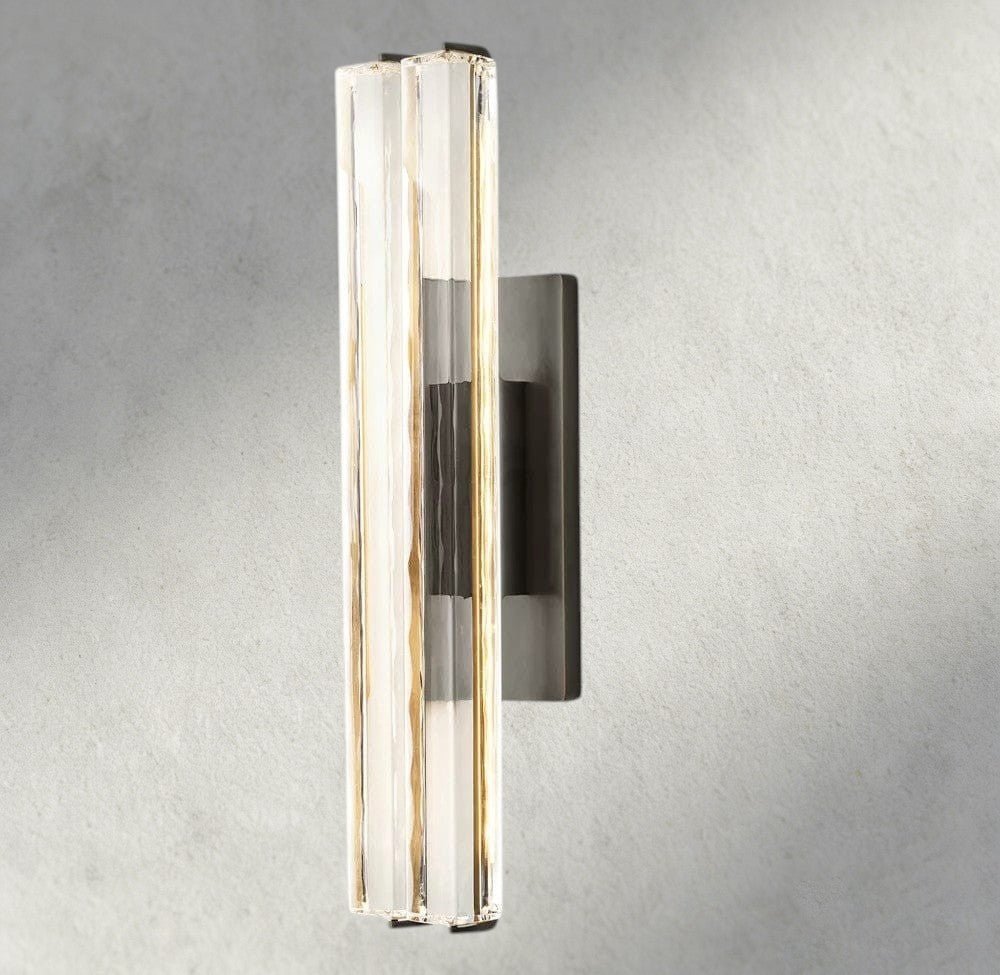 Audubam Crystal Double Sconce - Zelno