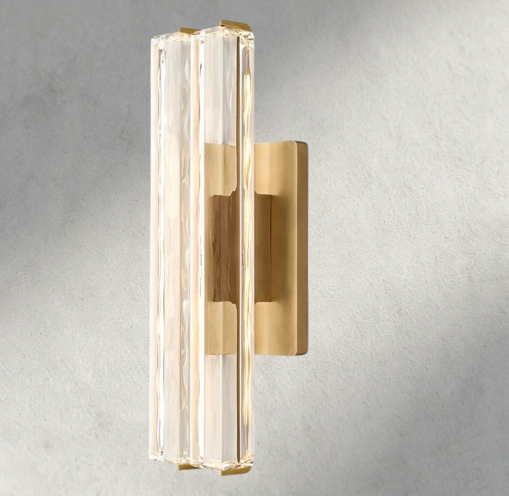 Audubam Crystal Double Sconce - Zelno