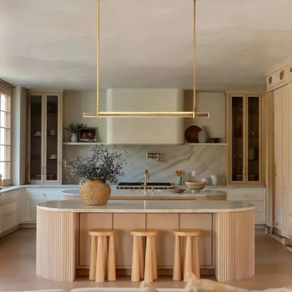 Audubam Crystal Linear Single Bar Chandelier - Zelno
