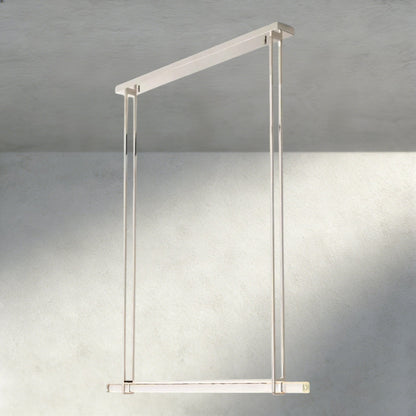 Audubam Crystal Linear Single Bar Chandelier - Zelno
