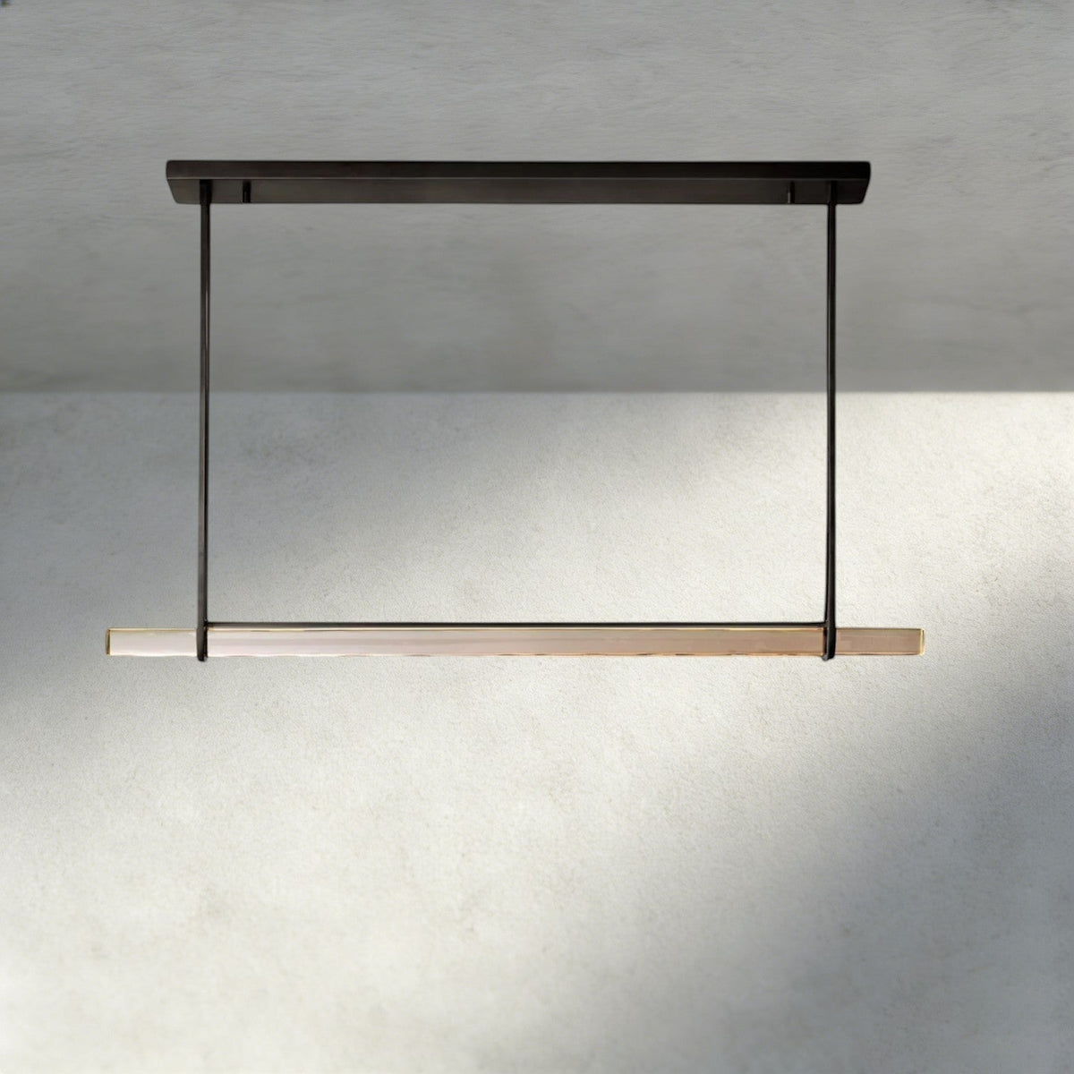 Audubam Crystal Linear Single Bar Chandelier - Zelno