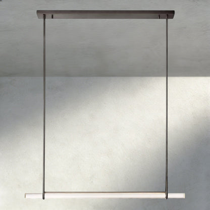 Audubam Crystal Linear Single Bar Chandelier - Zelno