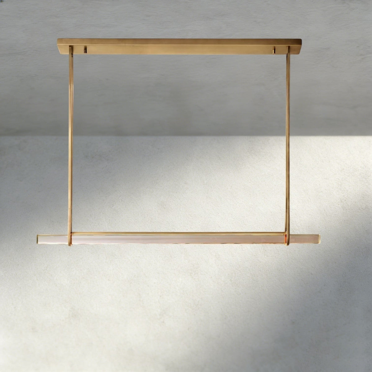 Audubam Crystal Linear Single Bar Chandelier - Zelno