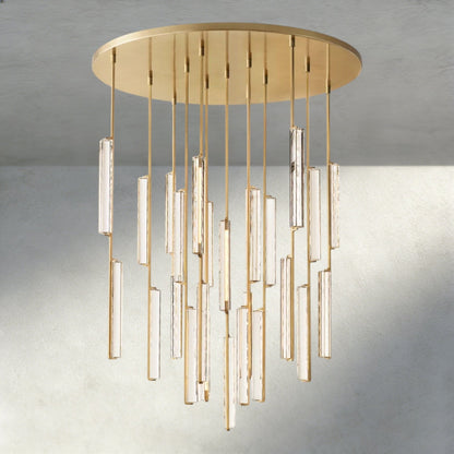 Audubam Crystal Round Chandelier 24", 40", 56" - Zelno