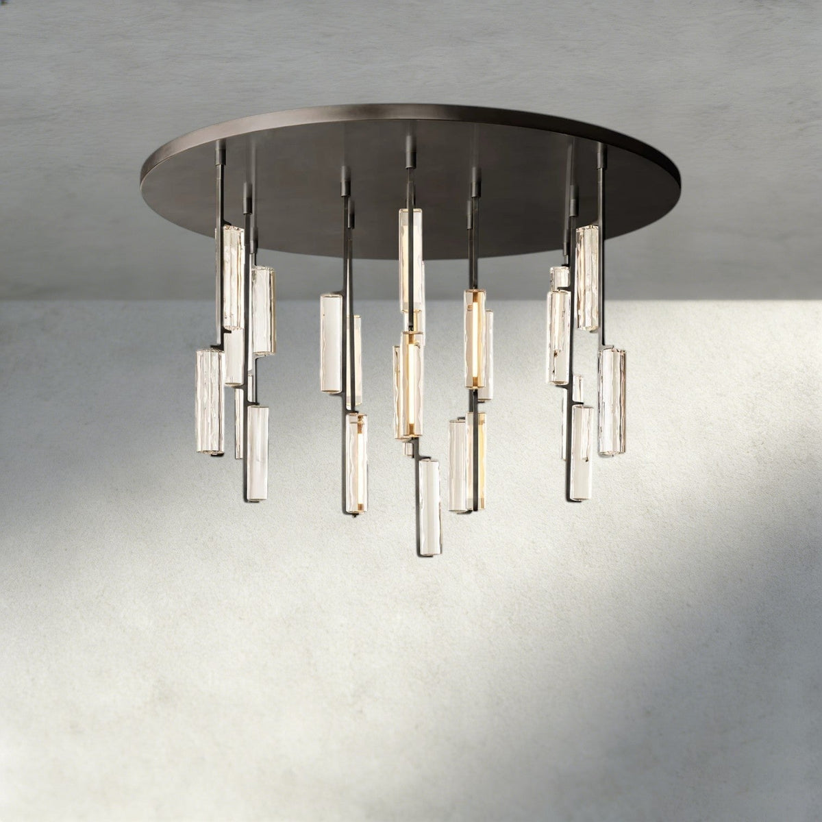 Audubam Crystal Round Chandelier 24", 40", 56" - Zelno