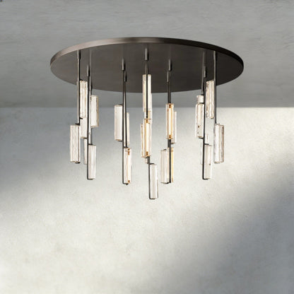 Audubam Crystal Round Chandelier 24", 40", 56" - Zelno