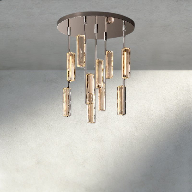 Audubam Crystal Round Chandelier 24", 40", 56" - Zelno
