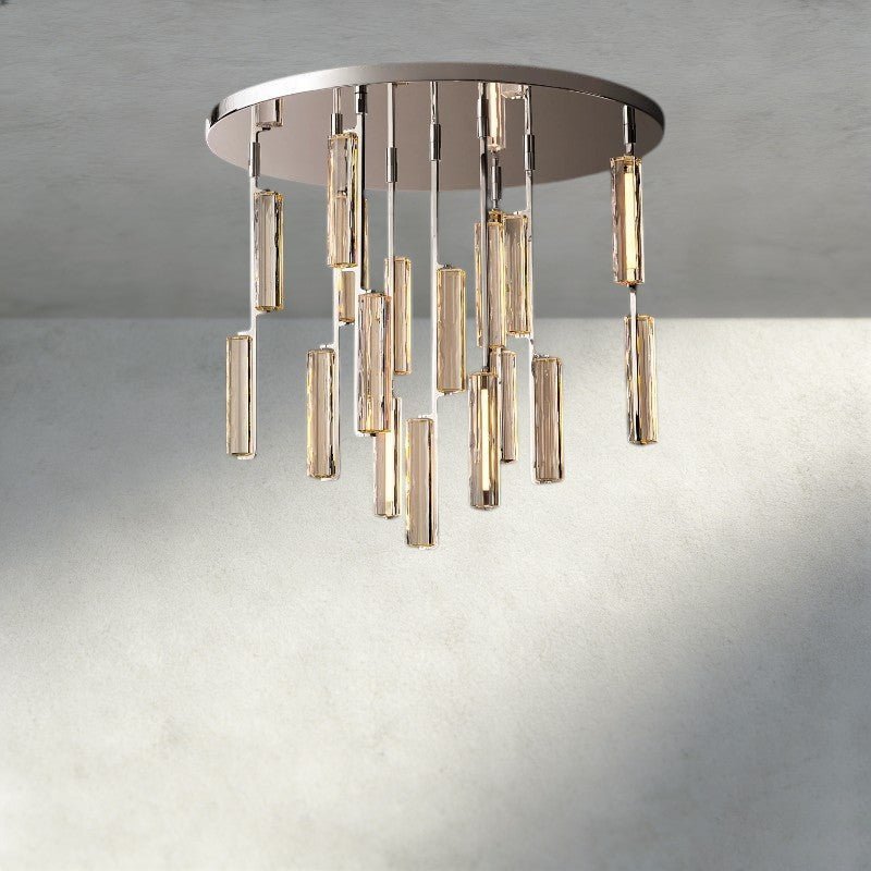 Audubam Crystal Round Chandelier 24", 40", 56" - Zelno