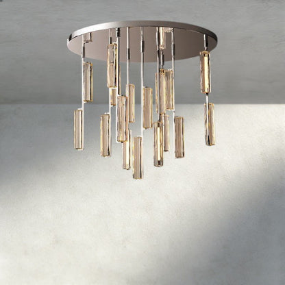 Audubam Crystal Round Chandelier 24", 40", 56" - Zelno